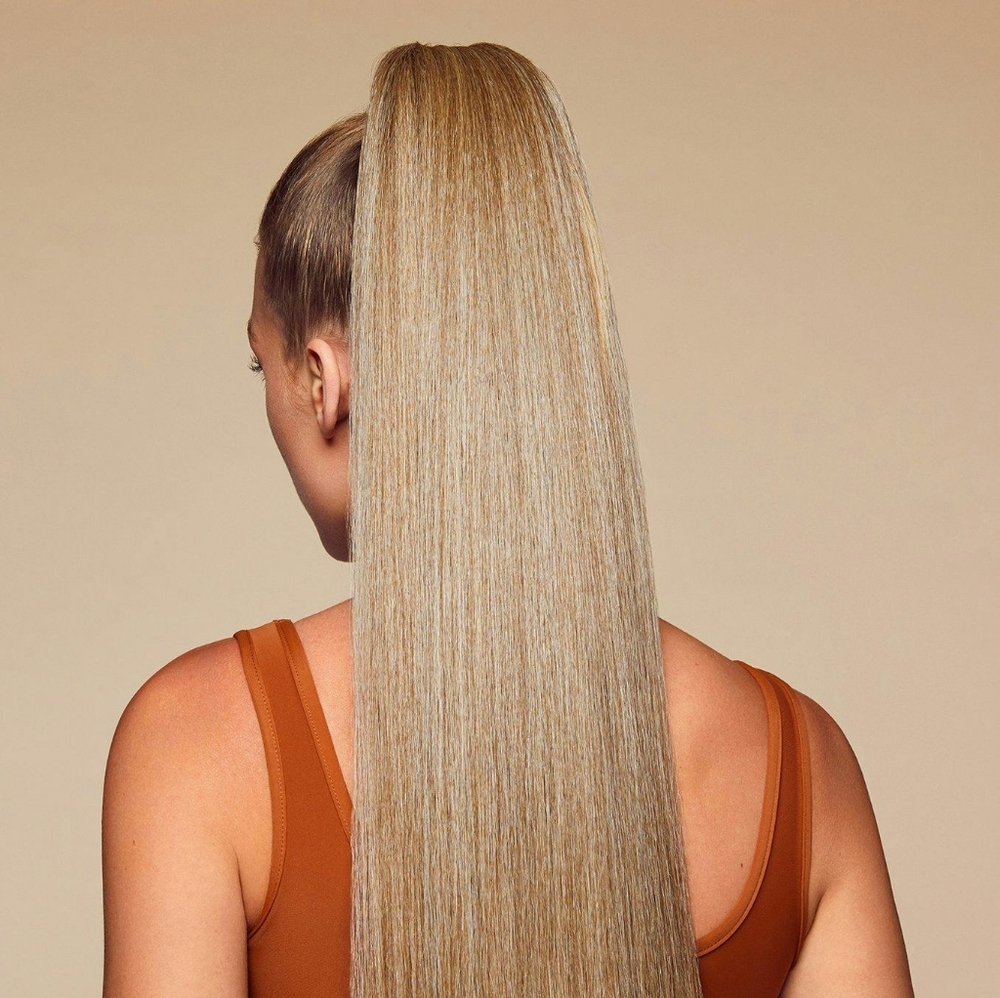 Ariana Grande INH Ponytail Extensions Ash Brown Miya and Bella